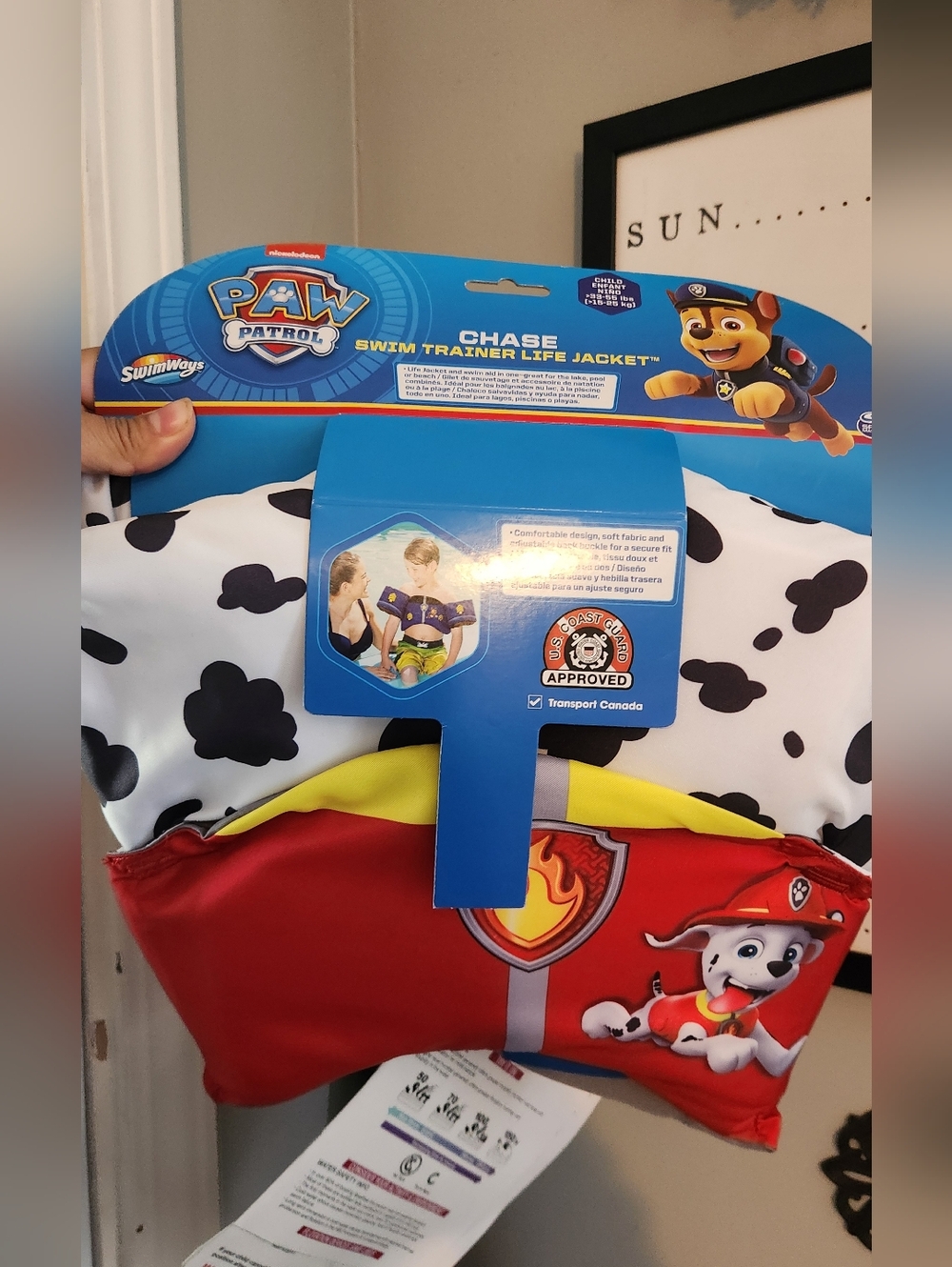 Marshall Paw Patrol Swim Trainer Life Jacket 33-55 lbs